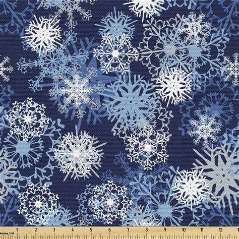 Winter Blue Fabric 